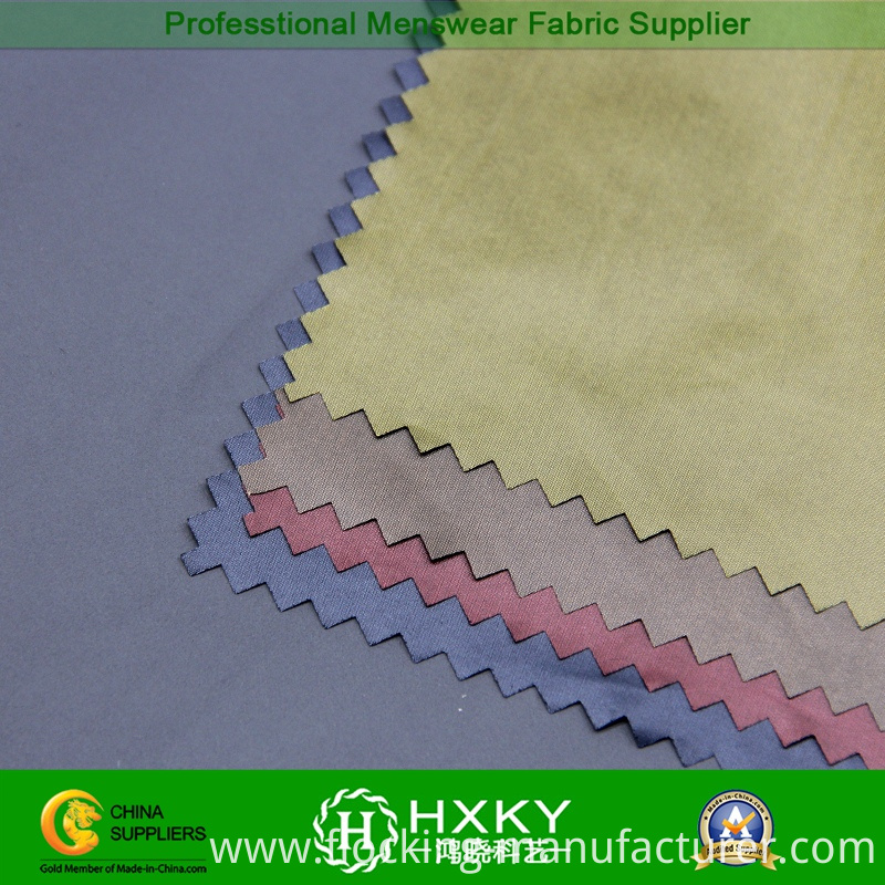 40d Black Fiber with Foam Coating Nylon Fabric for Down Coat